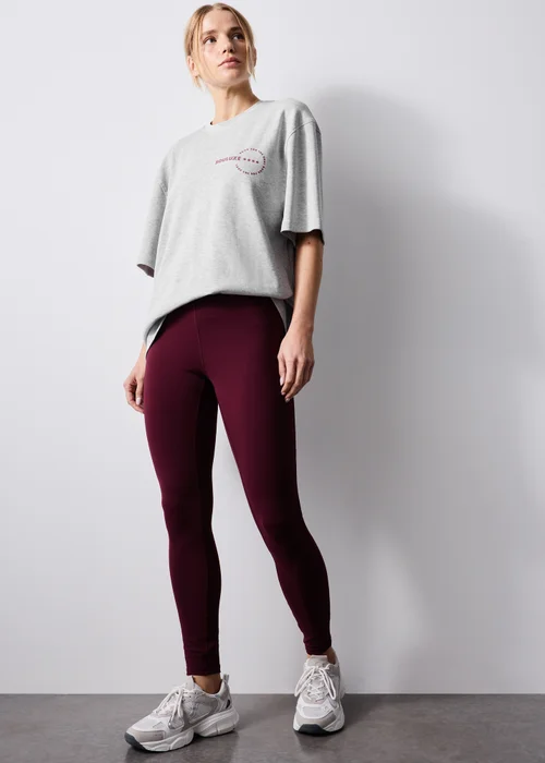 Souluxe Marl Grey Graphic T-Shirt - S Image 4