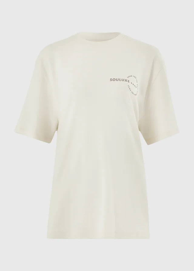 Souluxe Cream Graphic T-Shirt