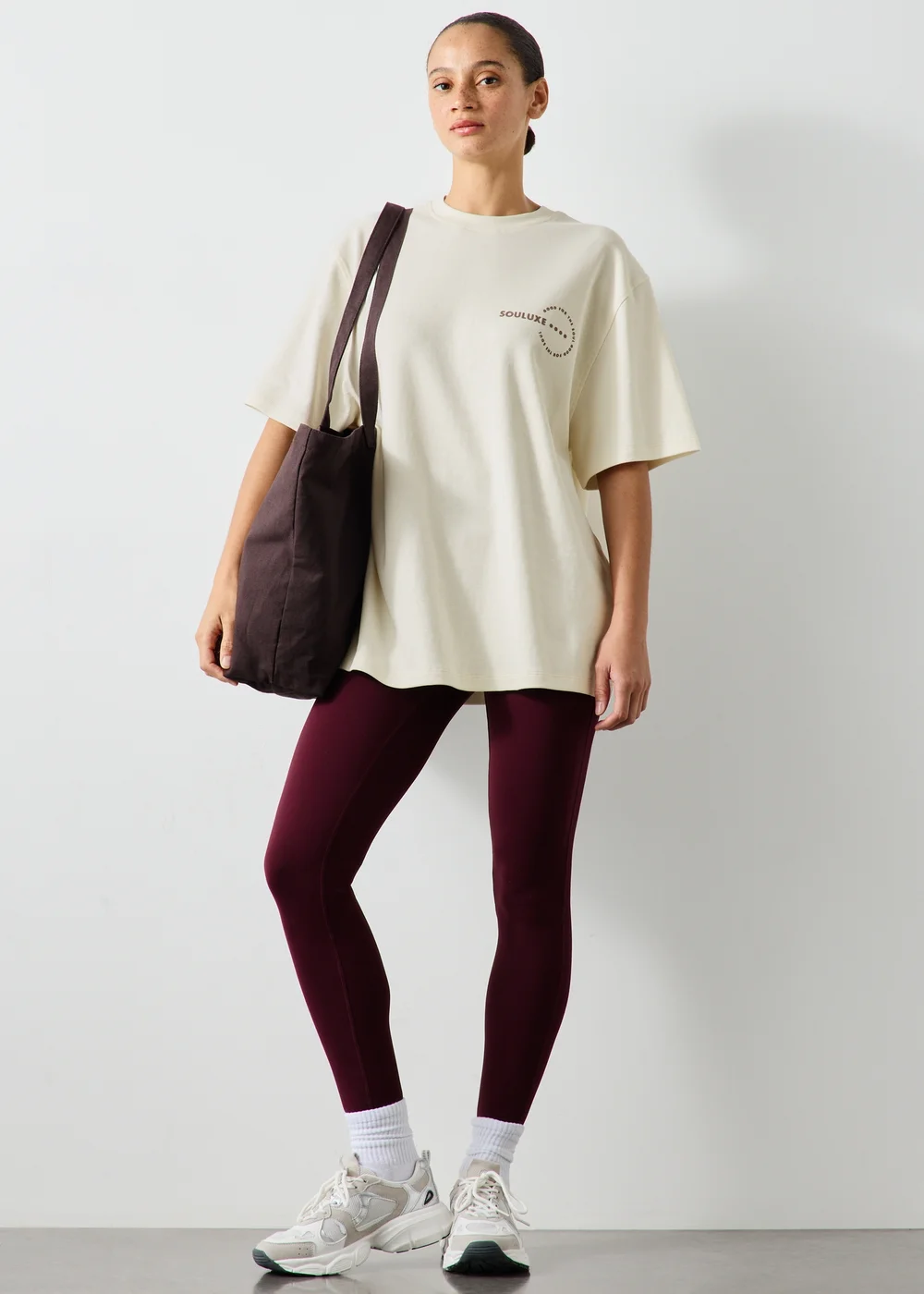 Souluxe Cream Graphic T-Shirt - S Image 4
