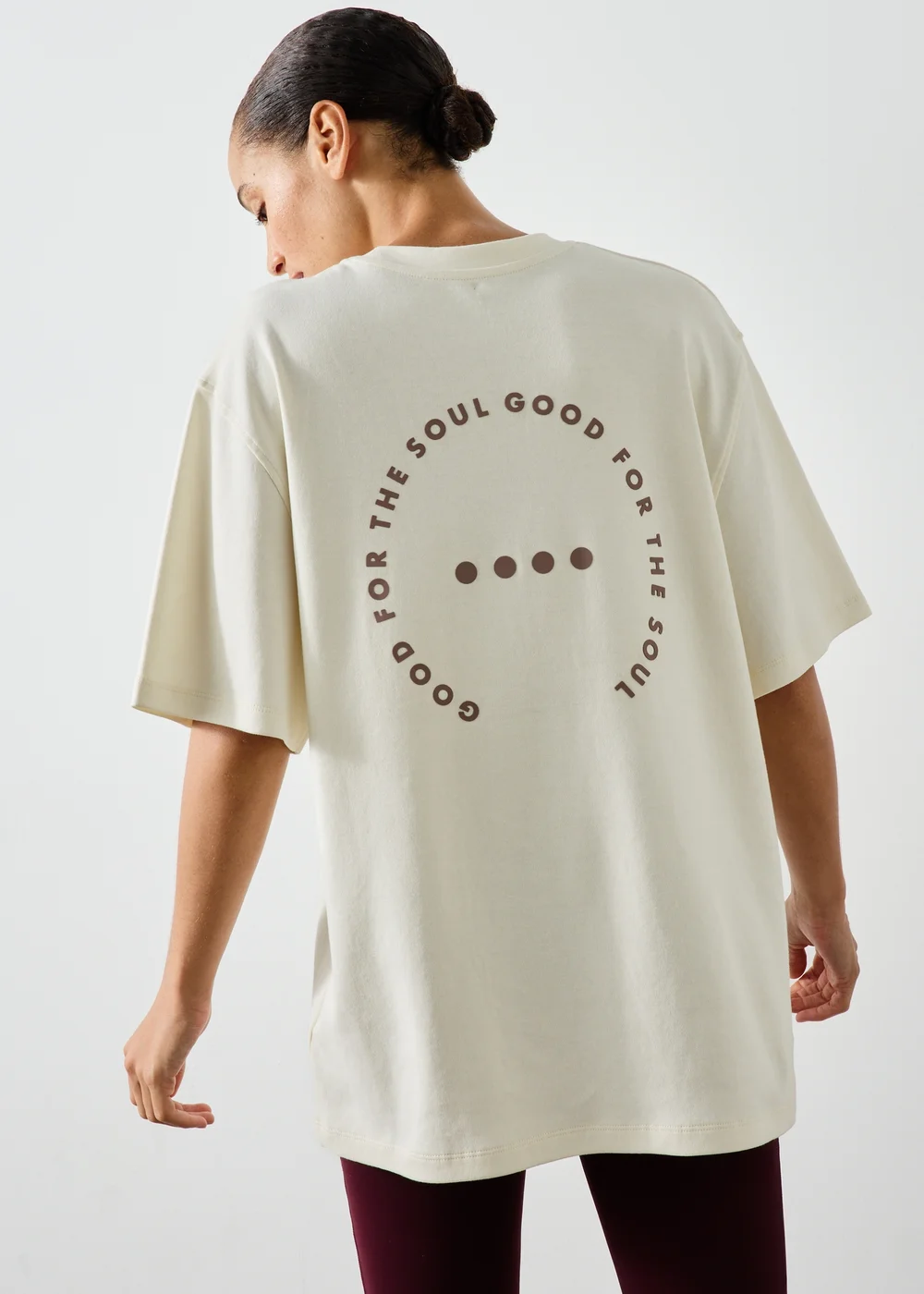 Souluxe Cream Graphic T-Shirt - S Image 2