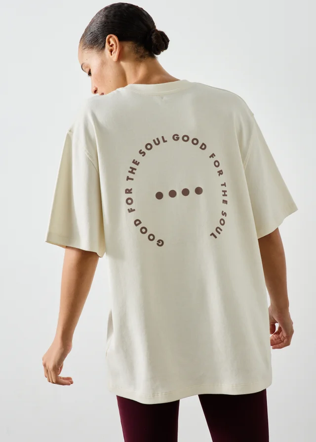 Souluxe Cream Graphic T-Shirt