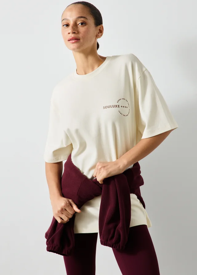 Souluxe Cream Graphic T-Shirt
