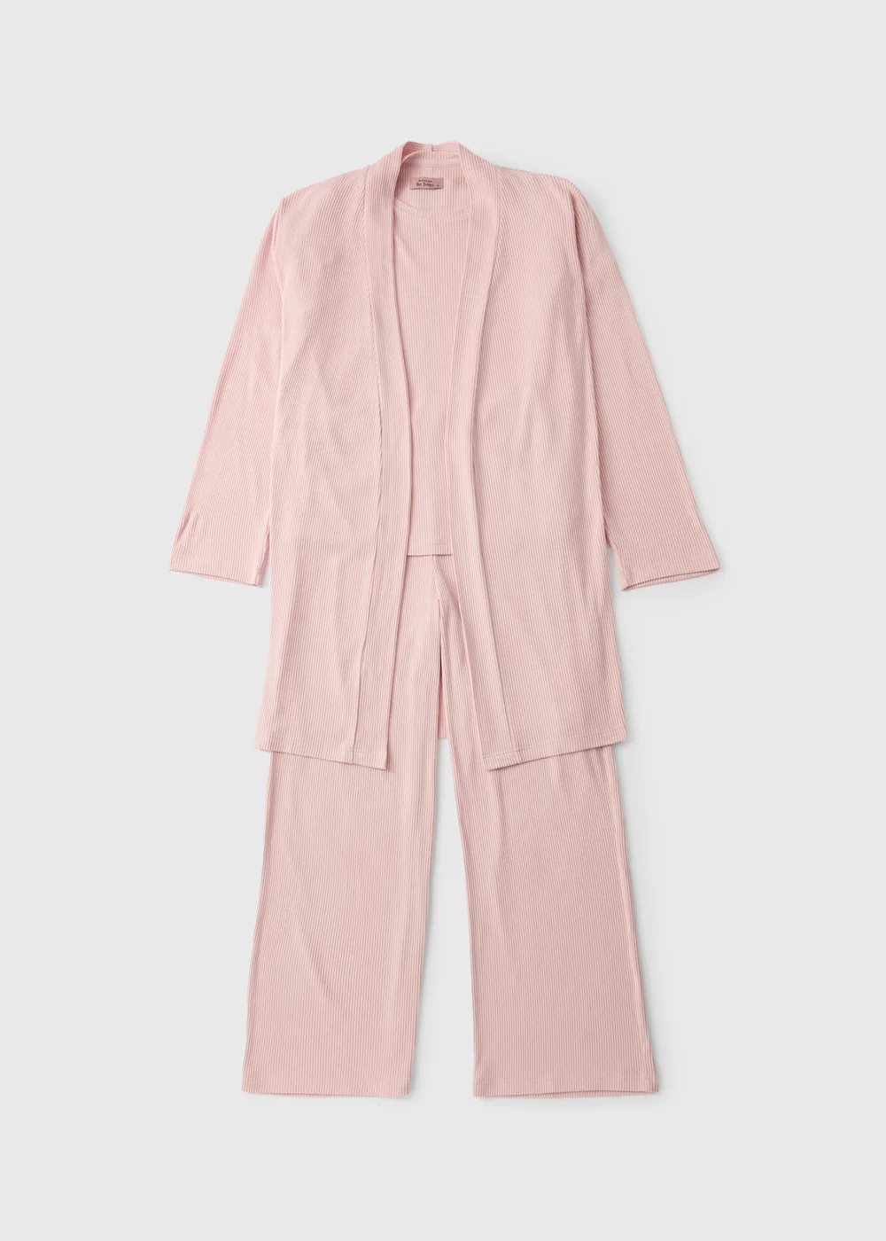 3 Piece Pink Soft Knit Lounge Set - XS Image 1