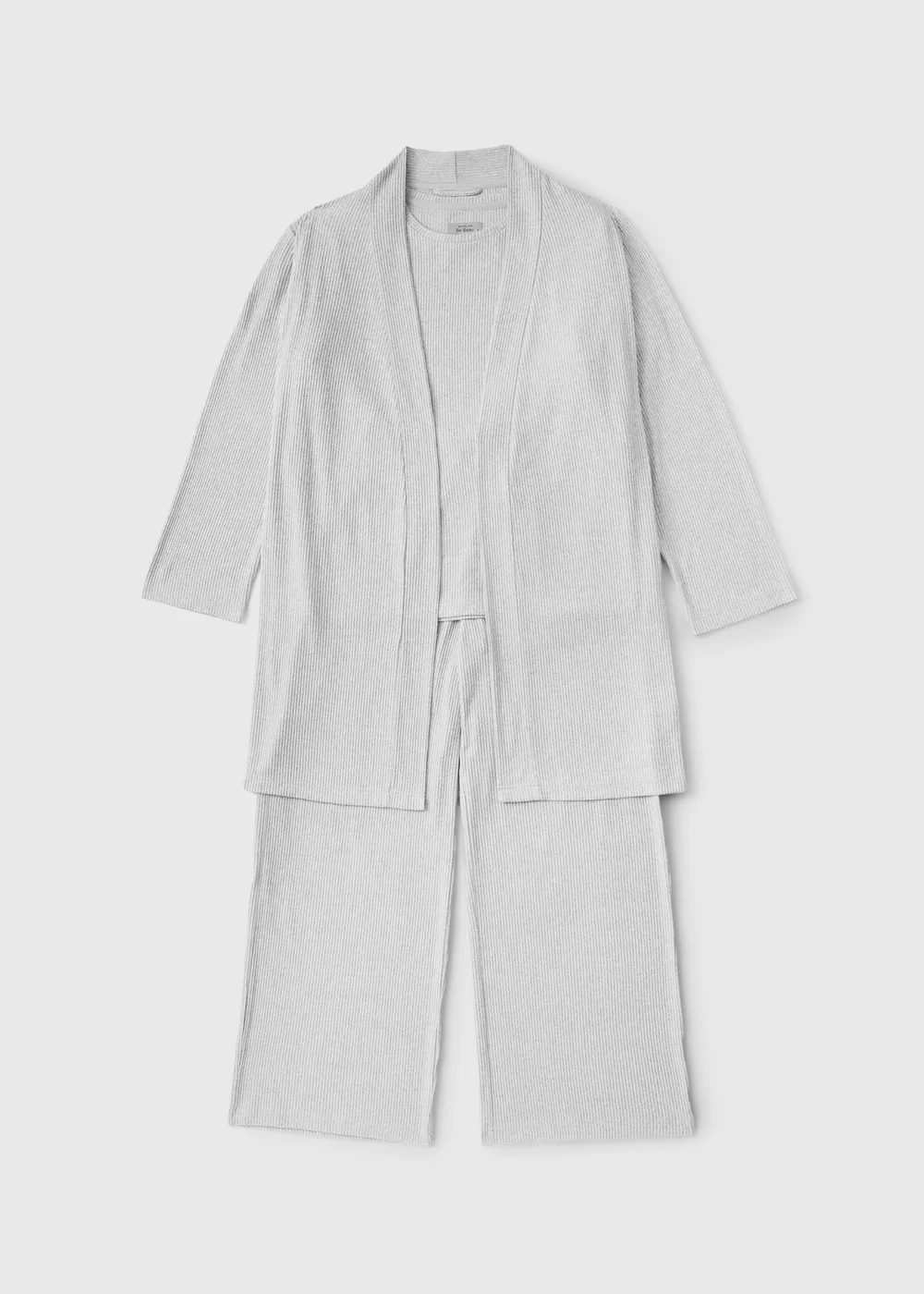 3 Piece Grey Soft Knit Lounge Set - XS Image 1