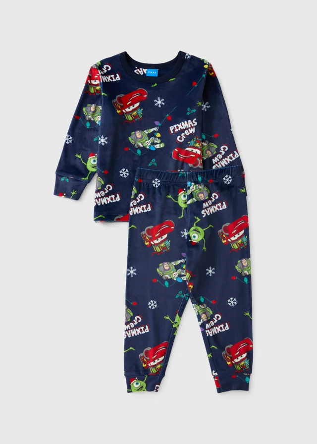 Pixar Boys Navy Christmas Pyjama Set (1-7yrs)