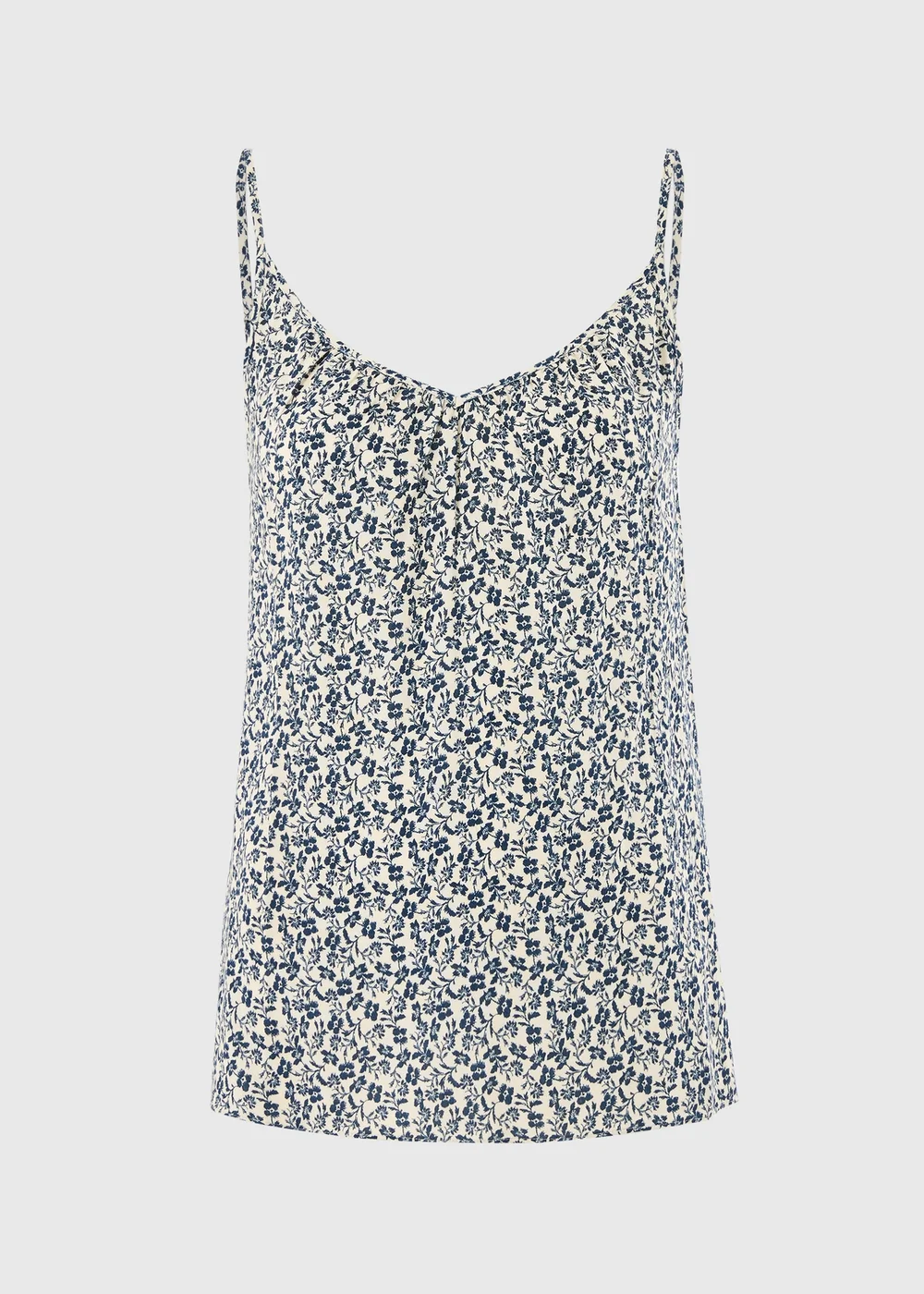 Blue Ditsy Floral Co Ord Cami Top - 8 Image 4