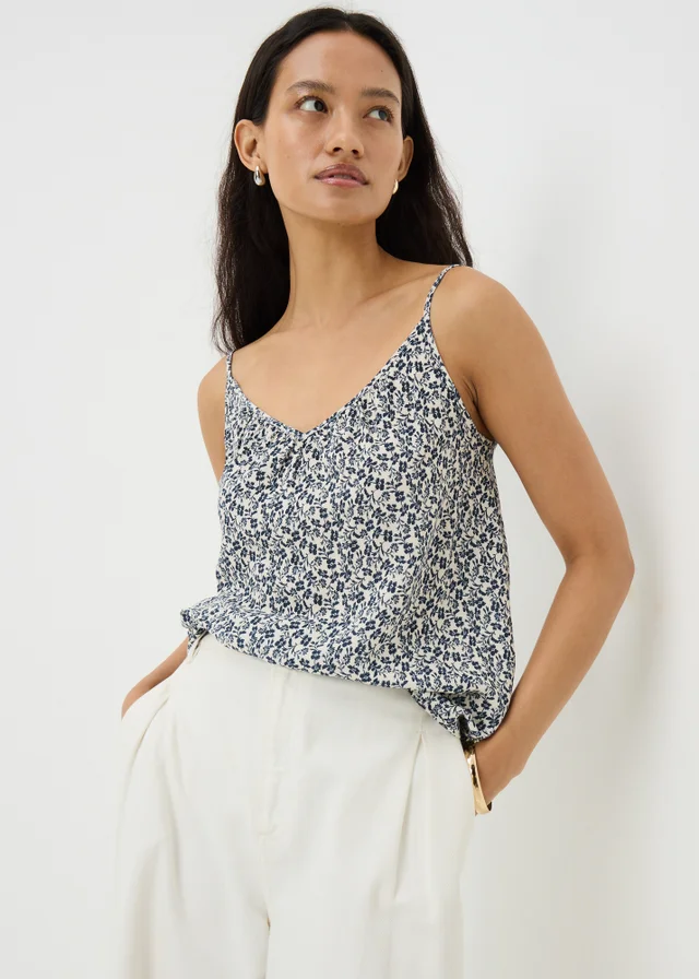 Blue Ditsy Floral Co Ord Cami Top