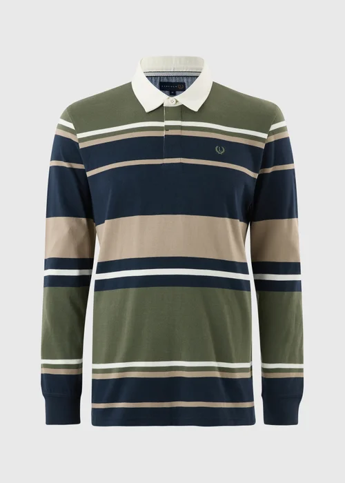 Lincoln Green Striped Rugby Shirt - S Image 5