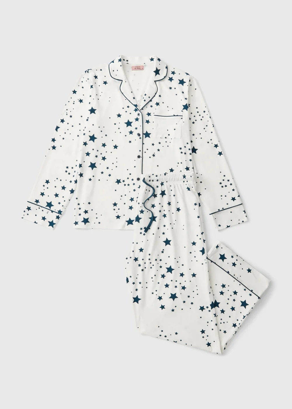 White Star Print Pyjamas - XS Image 1