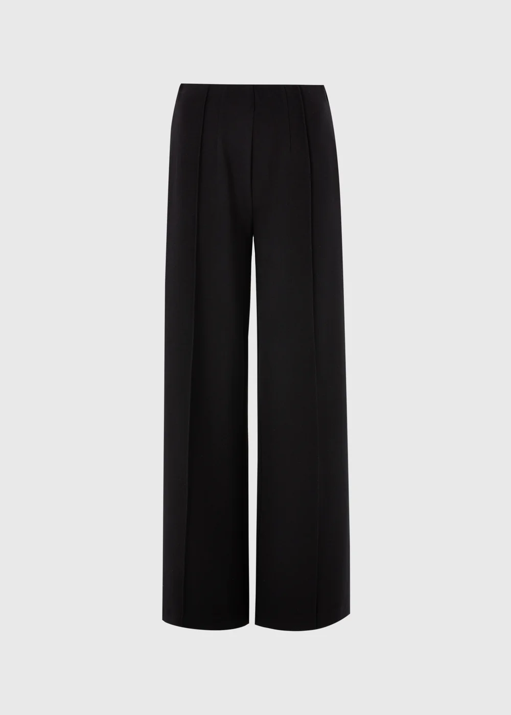 Black Ponte Co Ord Wide Leg Trousers - 26/L29 Image 4