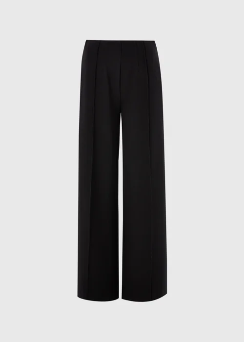 Black Ponte Co Ord Wide Leg Trousers - 26/L29 Image 4