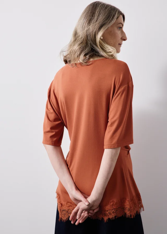 Ginger Satin Twist Top