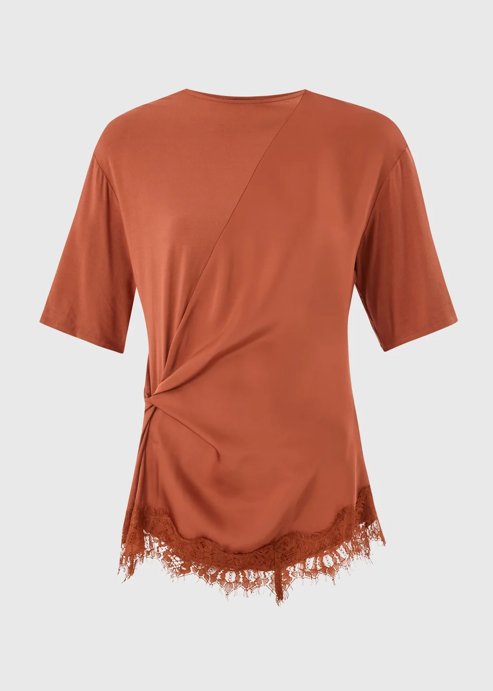 Ginger Satin Twist Top - 8 Image 1