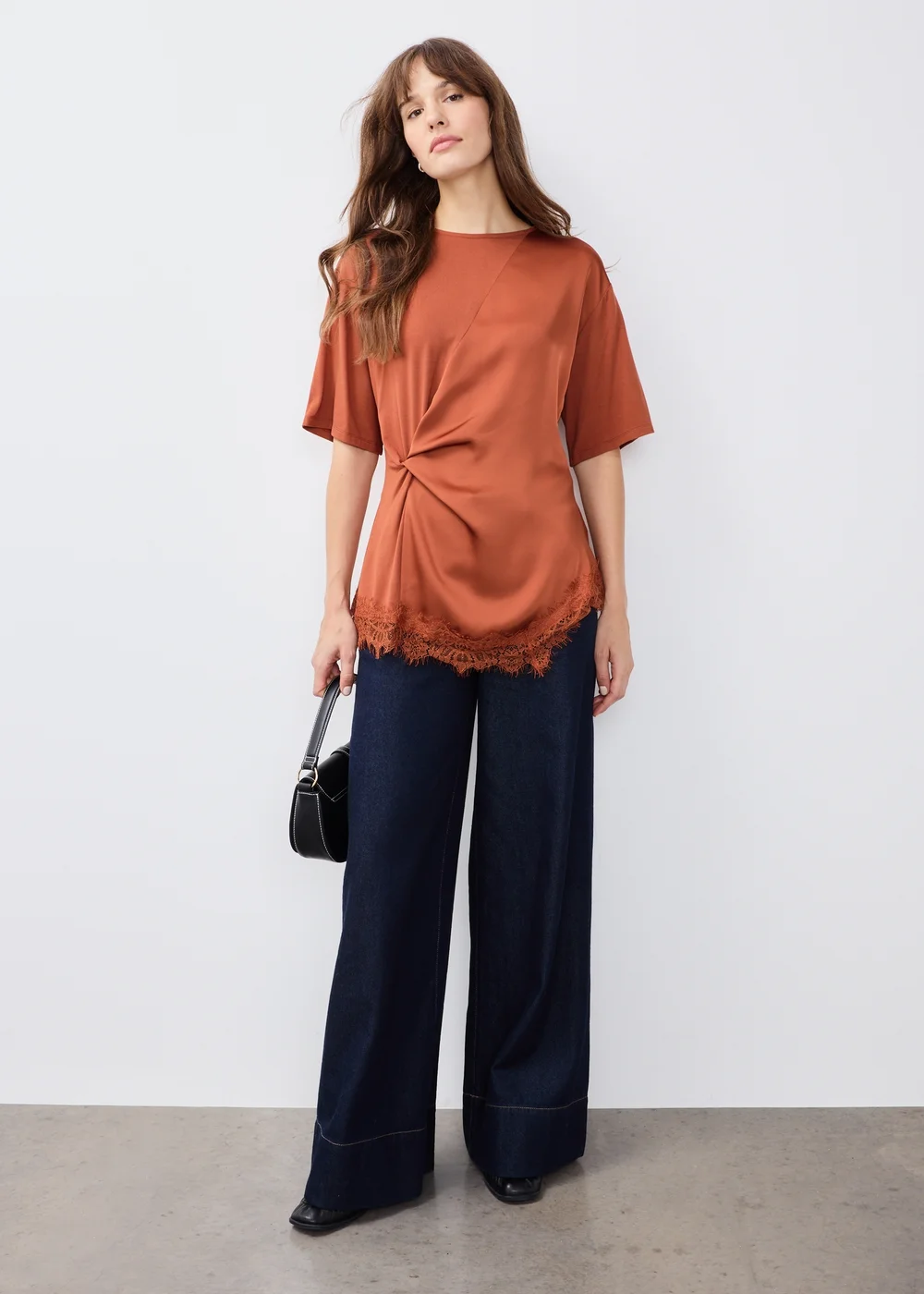 Ginger Satin Twist Top - 8 Image 4