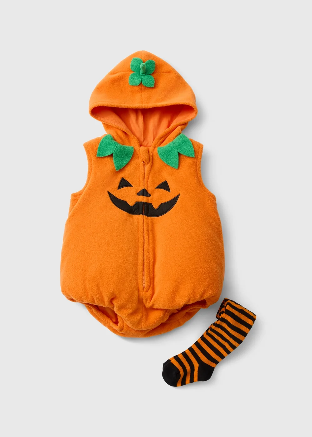 Baby Pumpkin Halloween Outfit (0-23 Months) - 0-3 months Image 1