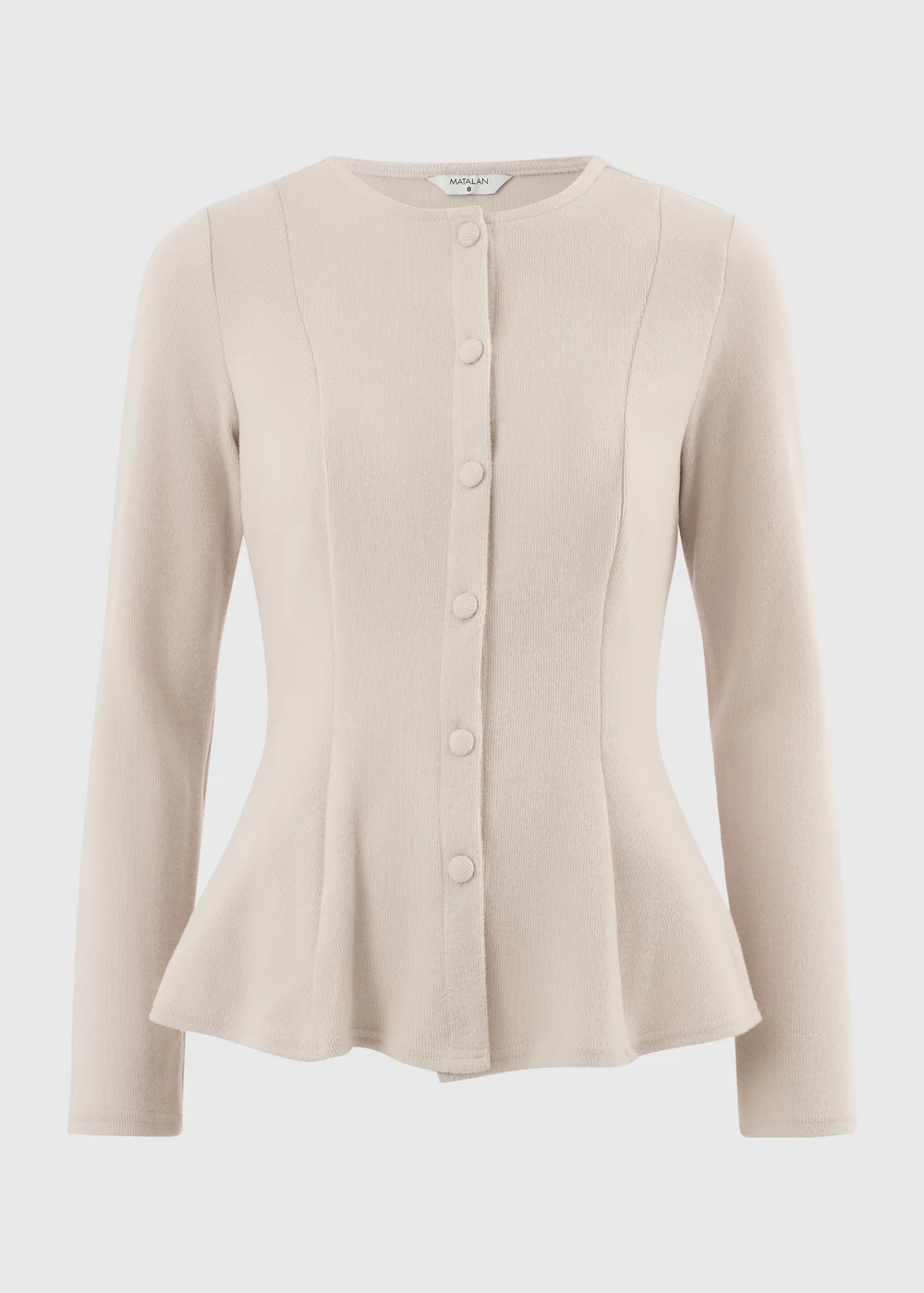 Oatmeal Soft Touch Co Ord Top - 8 Image 5