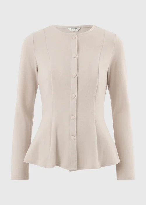 Oatmeal Soft Touch Co Ord Top - 8 Image 5