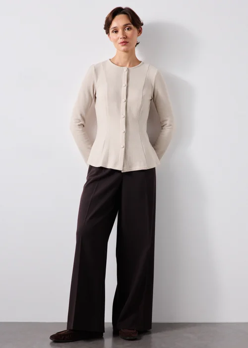 Oatmeal Soft Touch Co Ord Top - 8 Image 2