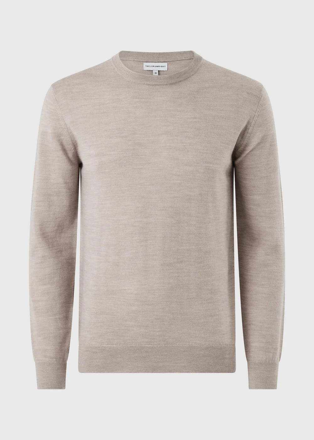 Taylor & Wright Merino Crew Neck Jumper - S Image 3