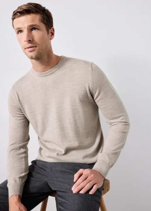 Taylor & Wright Merino Crew Neck Jumper - S Image 1