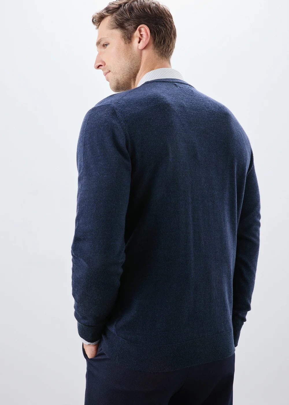 Navy Crewe Neck Jumper - S Image 2