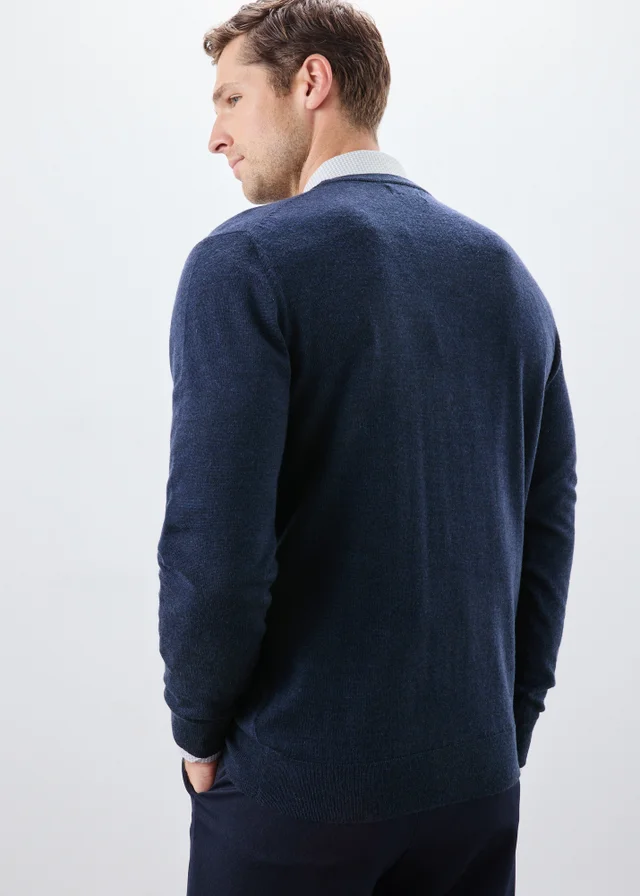 Navy Crewe Neck Jumper