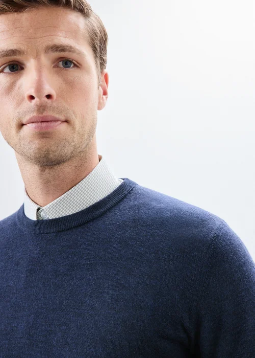 Navy Crewe Neck Jumper - S Image 3