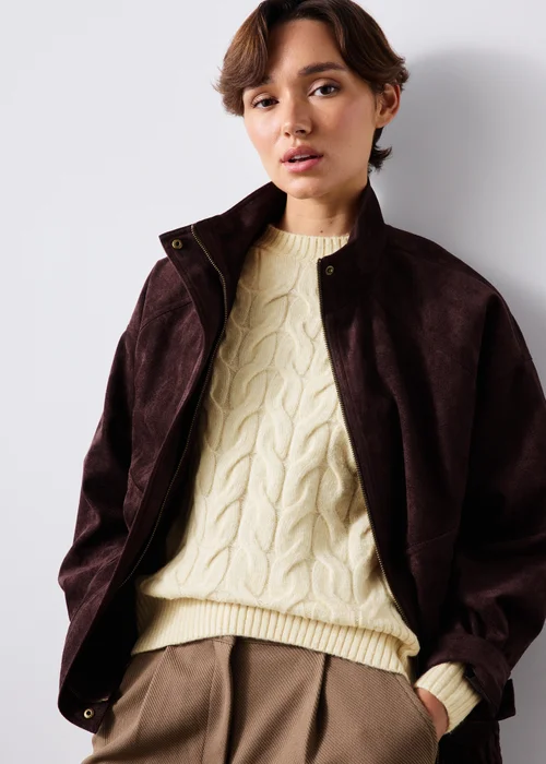Cream Cable Jumper - XS Image 1