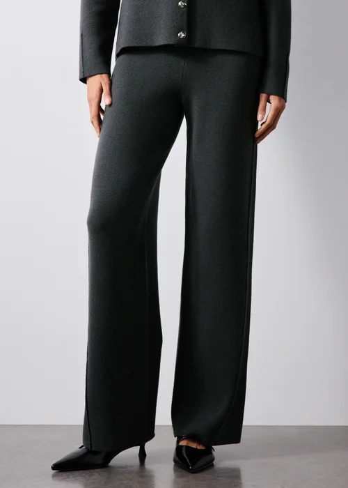 Charcoal Wide Leg Co Ord Trouser - 8 Image 2
