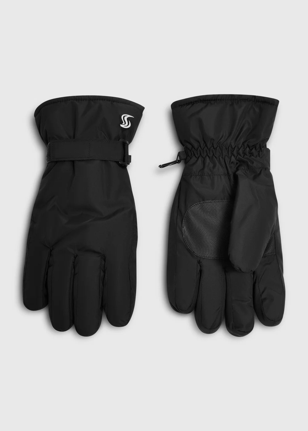 Souluxe Black Ski Gloves - S/M Image 1