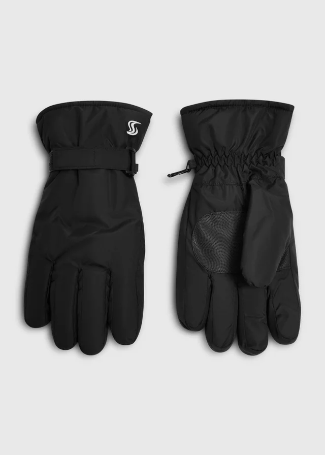 Souluxe Black Ski Gloves