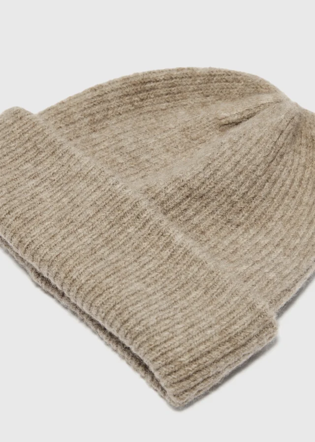 Oatmeal Dry Ribbed Beanie