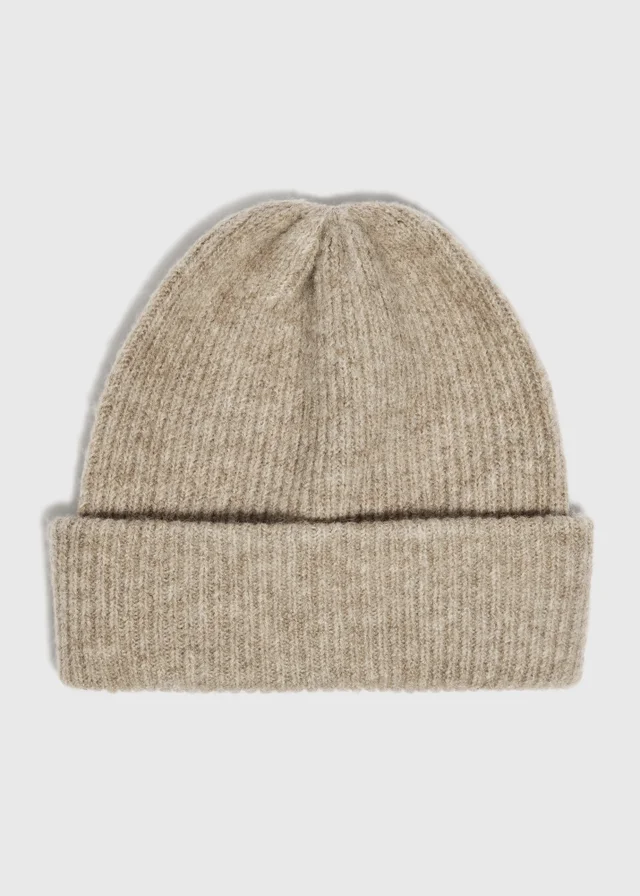 Oatmeal Dry Ribbed Beanie