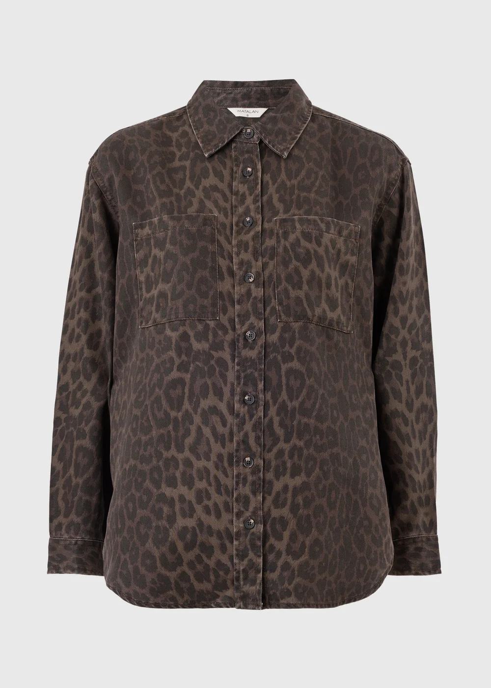 Brown Leopard Print Shirt - 8 Image 5