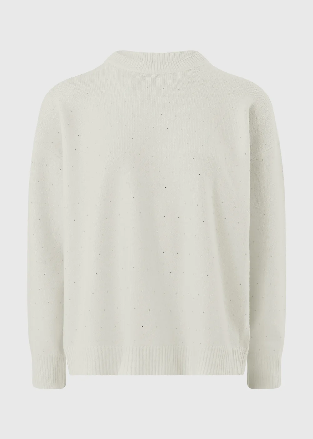 Cream Embellished Knitted Jumper - XS Image 5