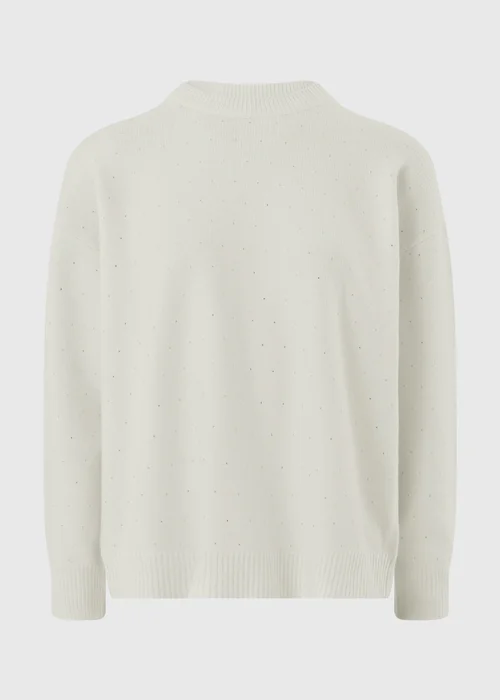 Cream Embellished Knitted Jumper - XS Image 5