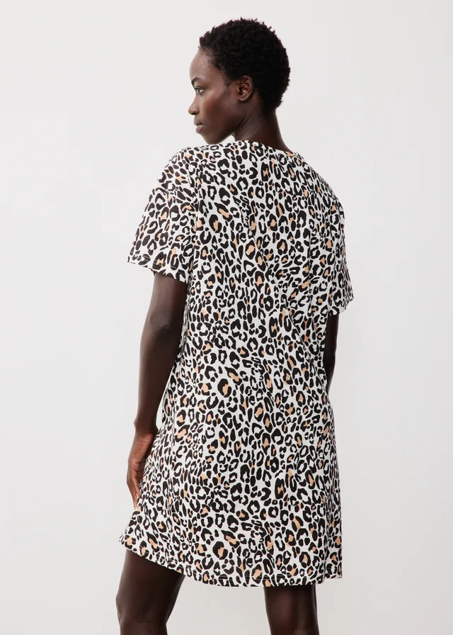 Brown Leopard Print Nightie