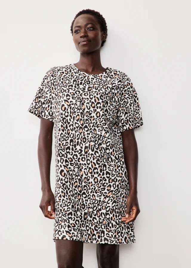 Brown Leopard Print Nightie
