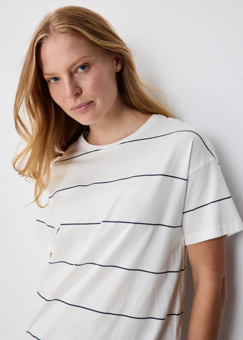 Navy Stripe Nightie - XS Image 3