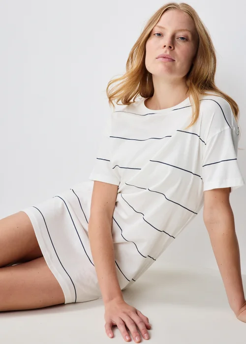 Navy Stripe Nightie - XS Image 1