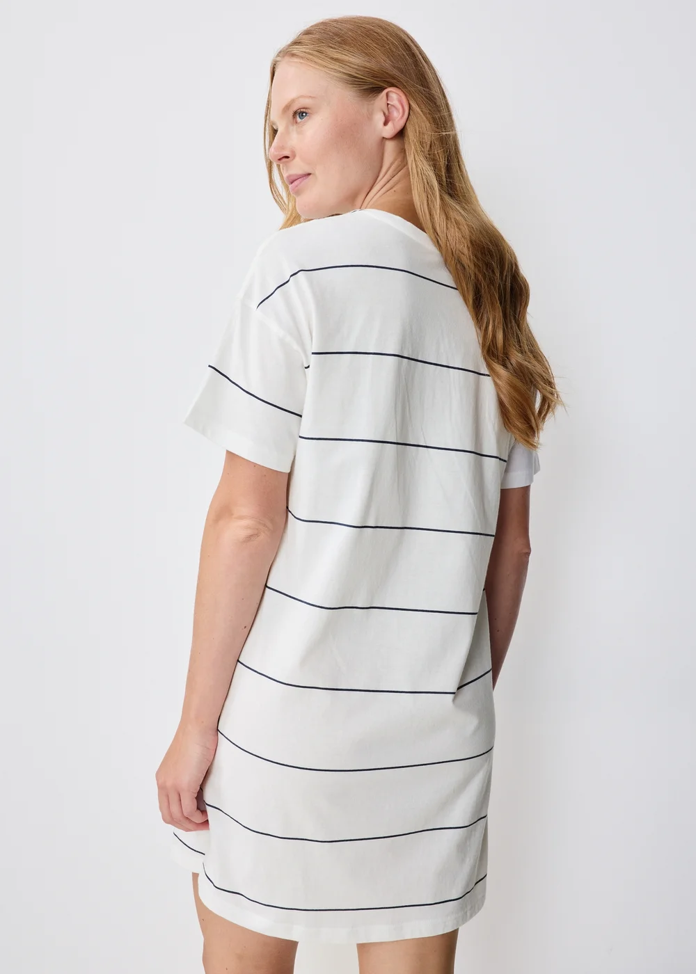 Navy Stripe Nightie - XS Image 2