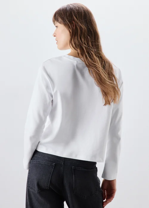White Boxy Fit T-Shirt - XS Image 2