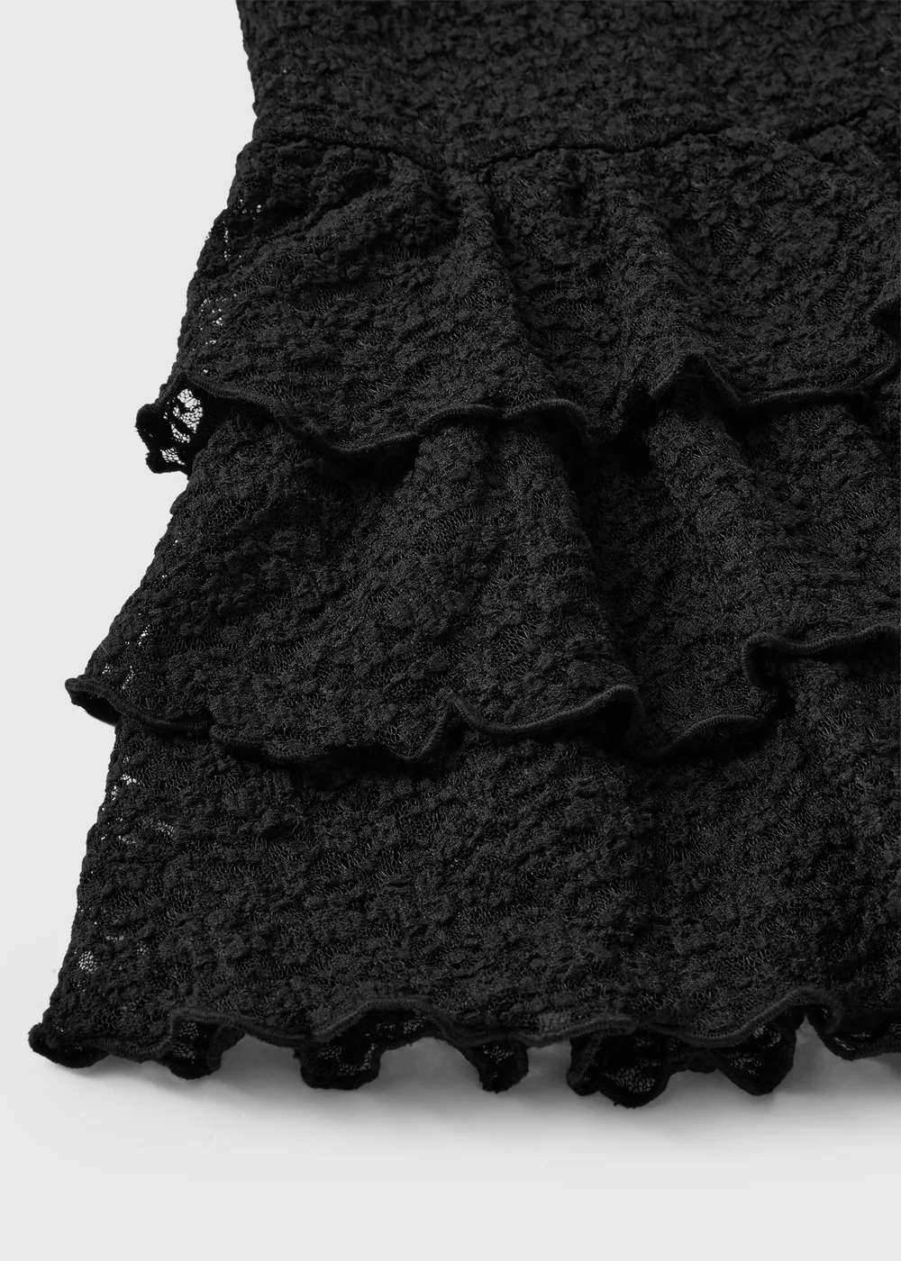Girls Black Lace Rara Skirt (7-15yrs) - 7 Yrs Image 2