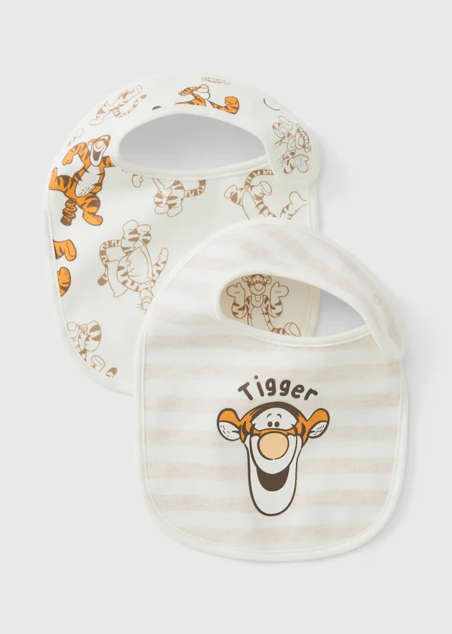 2 Pack Baby Tigger Bibs