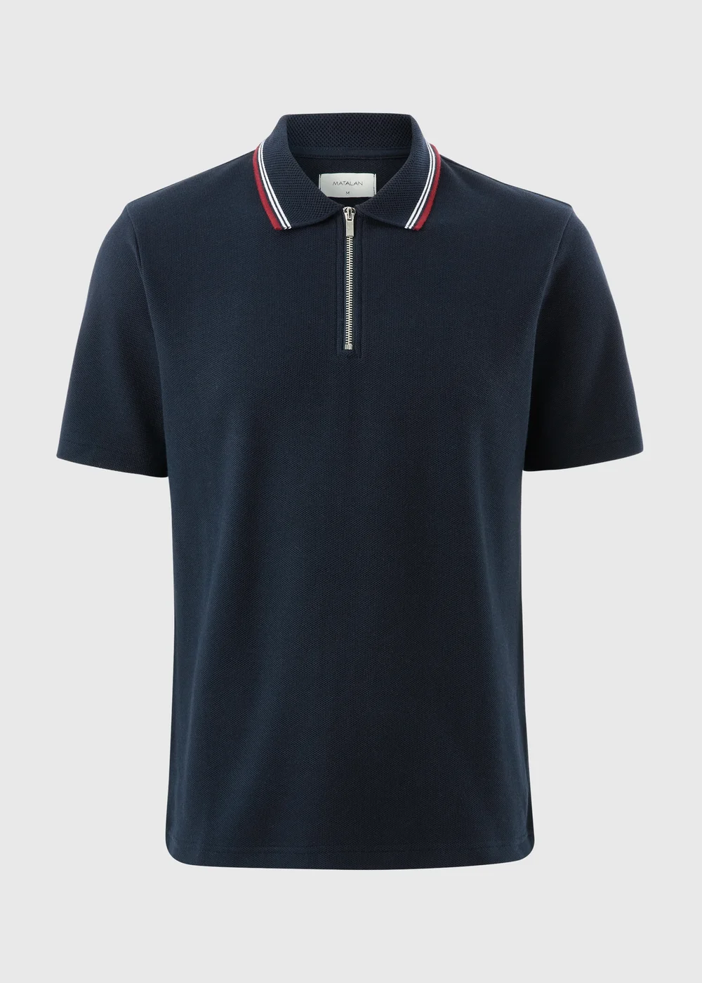 Navy Soft Touch Cotton Polo Shirt - S Image 1