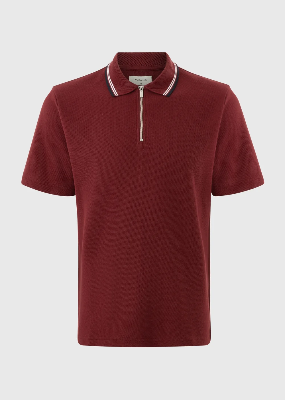 Red Tipped Polo Shirt - S Image 1