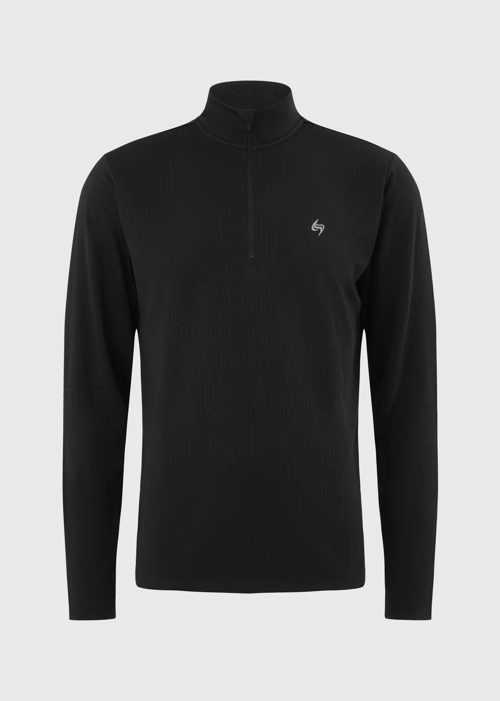 Souluxe Black Quarter Zip Training Top - S Image 1