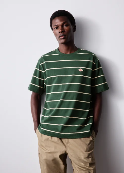 Green Striped T-Shirt - XS Image 1