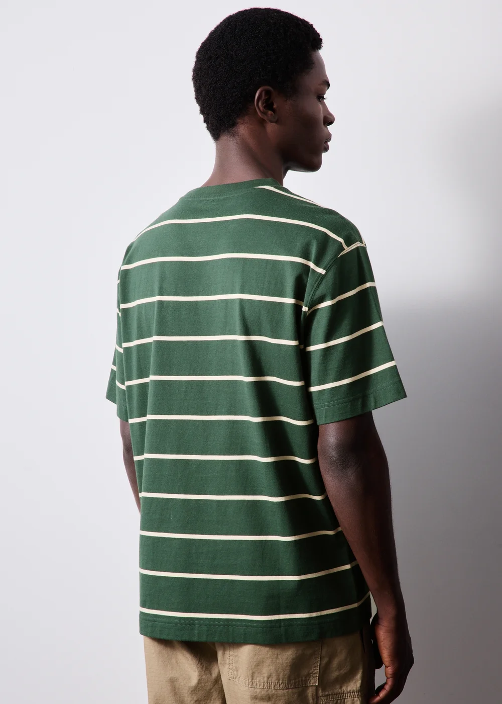 Green Striped T-Shirt - XS Image 2