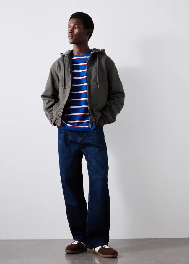 Cobalt Blue Striped T-Shirt